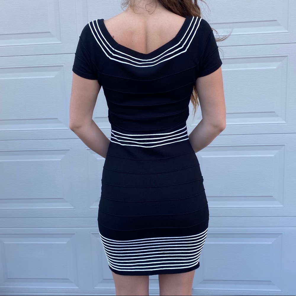 Max Studio Stretchy Black Dress